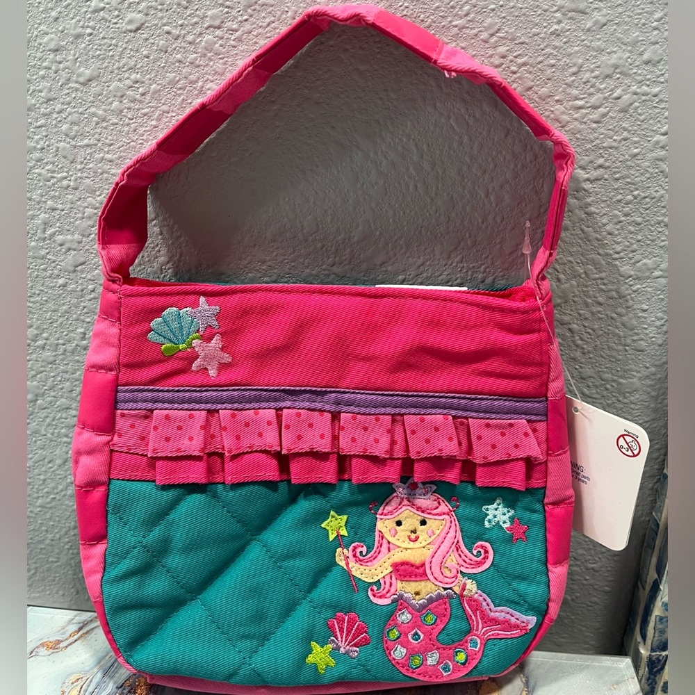 Stephen Joseph Pink and Teal Mermaid Kids Bag New with tag $25 retail